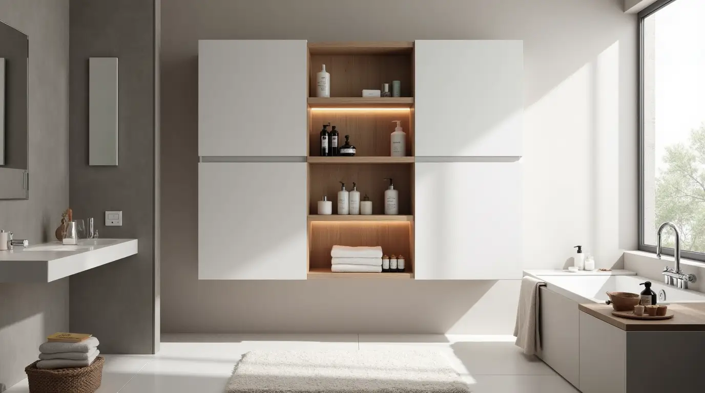 Innovative Bathroom Wall Storage Ideas for a Clutter-Free Space