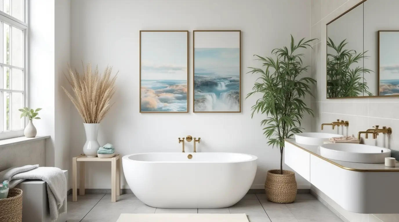 Transform Your Bathroom with Captivating Bathroom Art