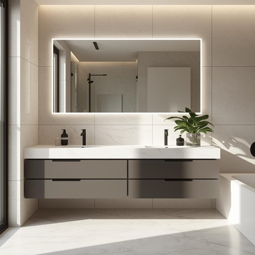 contemporary bathroom vanities